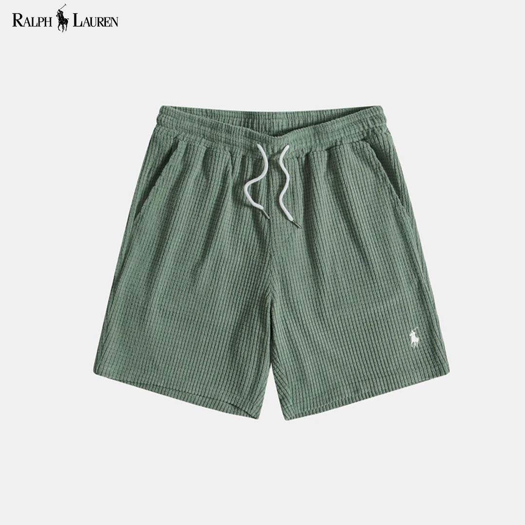 RL Waffle Button-Down Shirt and Shorts