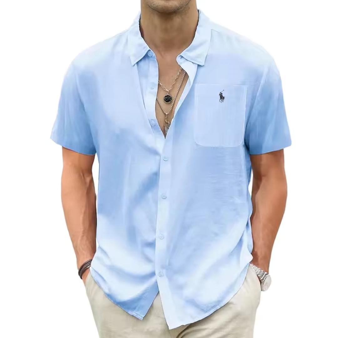 RL Men's Lightweight Hawaiian Shirt