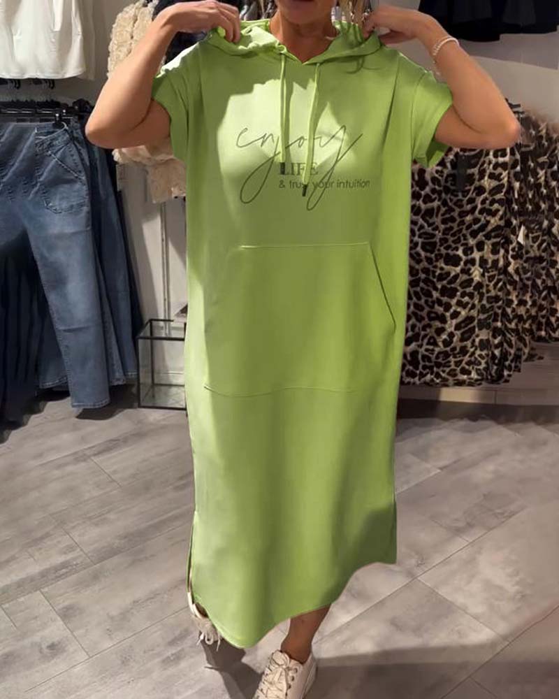Saskia - Casual Hooded Dress