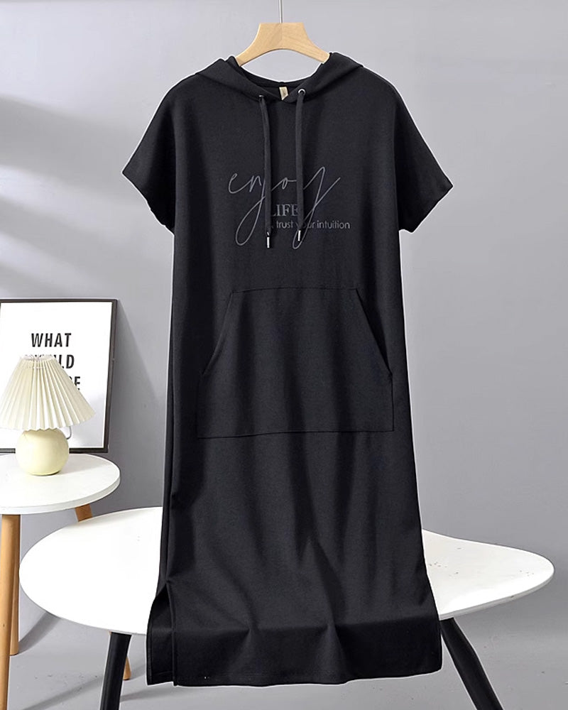 Saskia - Casual Hooded Dress