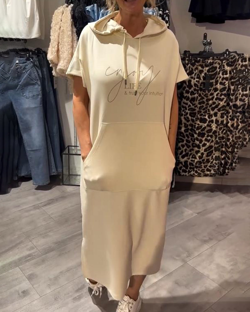 Saskia - Casual Hooded Dress
