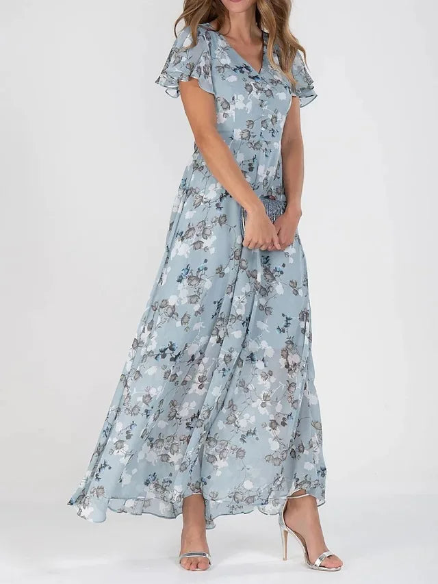 Victoria - Elegant Floral Dress