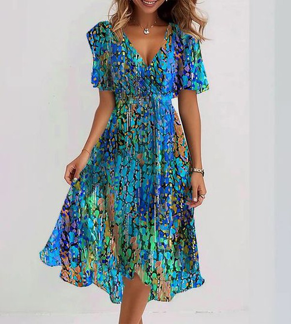 Wool - Elegant Midi Dress