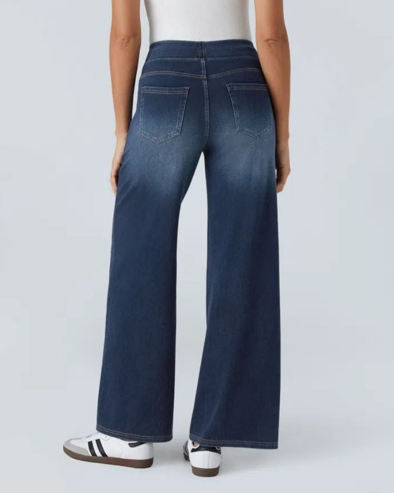 Ainsley - Comfortable Wide Leg Jeans