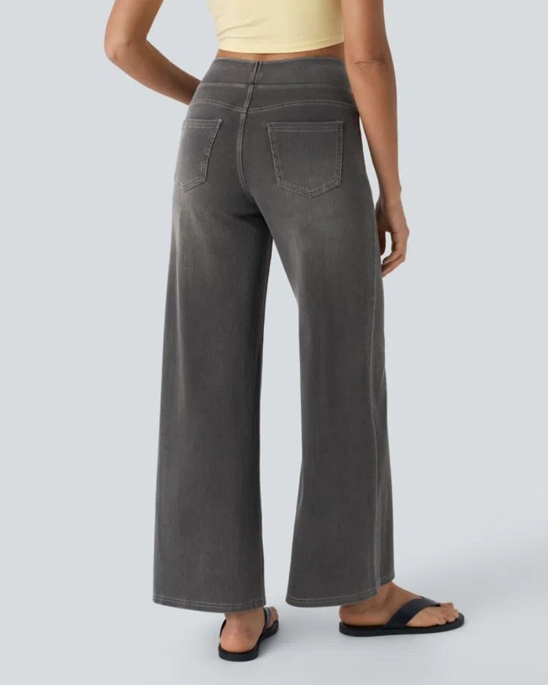 Ainsley - Comfortable Wide Leg Jeans