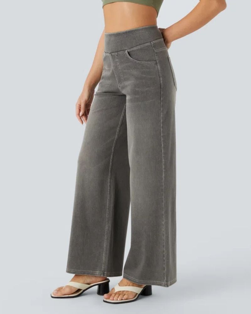 Ainsley - Comfortable Wide Leg Jeans