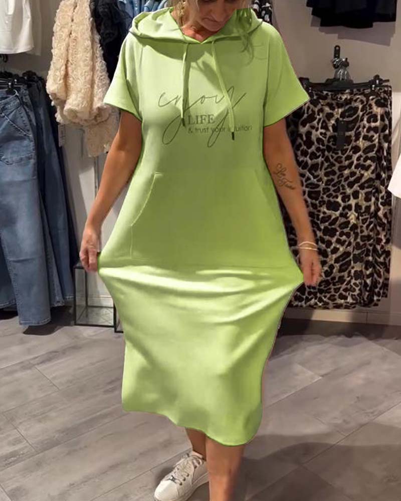 Saskia - Casual Hooded Dress