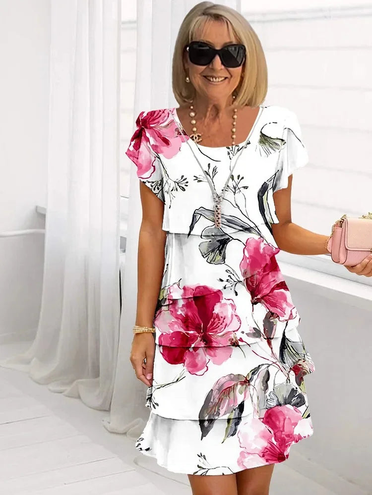 Mallory - Chic Floral Dress