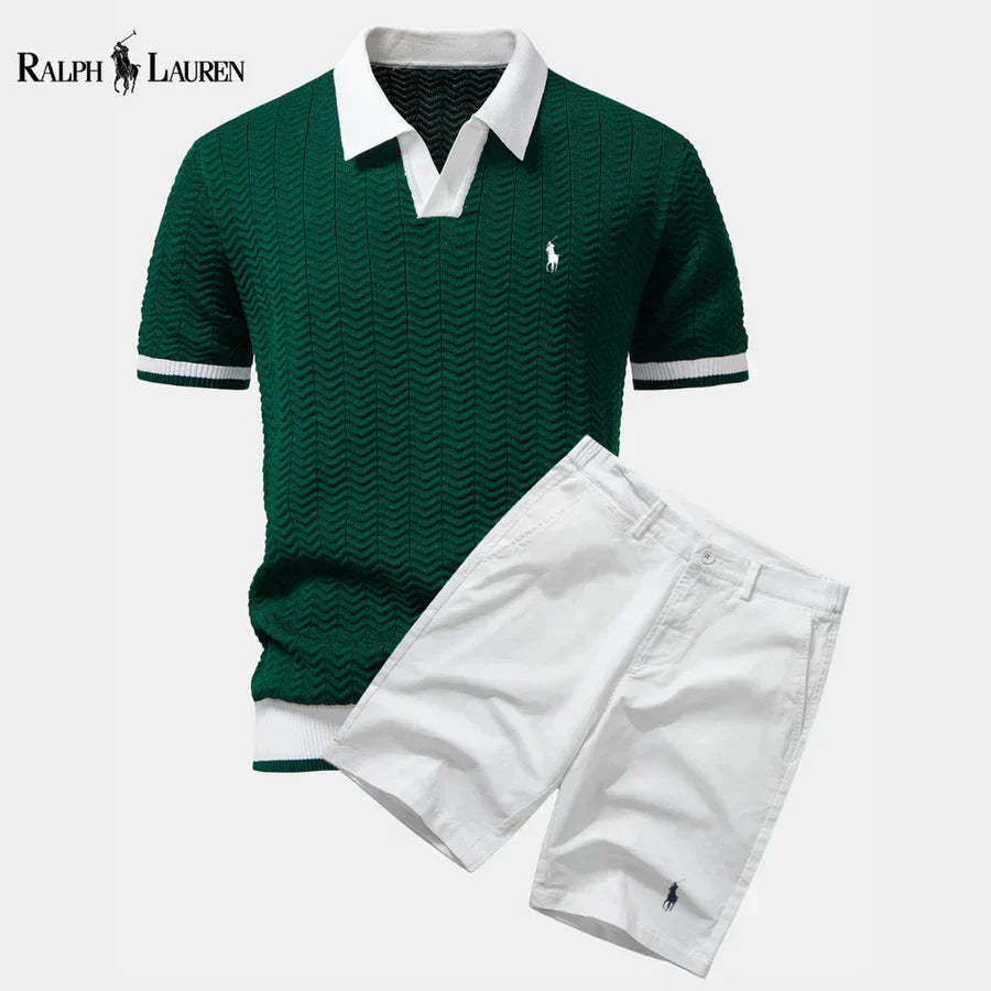 RL Men's Prestige Polo and Shorts Set