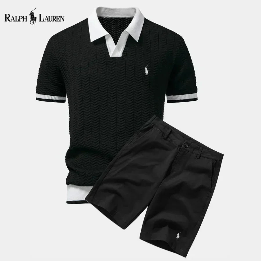 RL Men's Prestige Polo and Shorts Set
