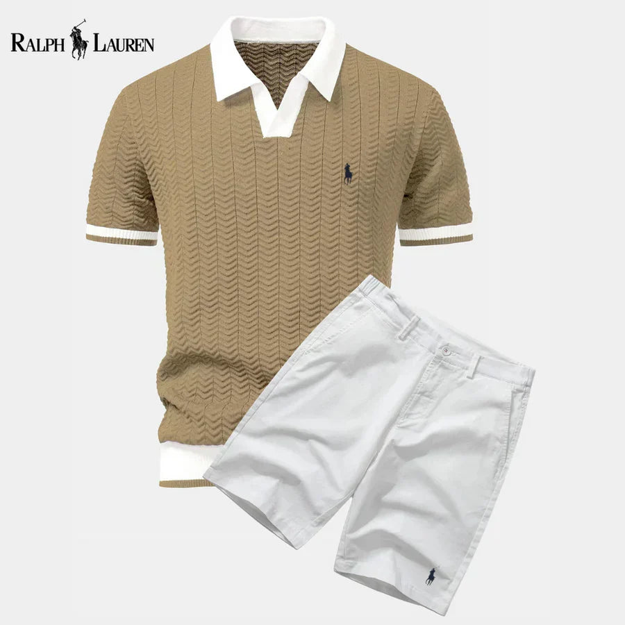 RL Men's Prestige Polo and Shorts Set