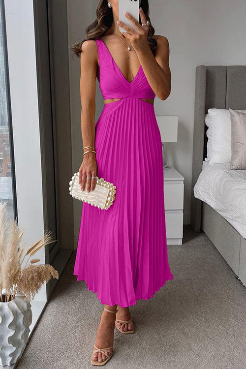 Yasmin - Elegant Pleated Dress