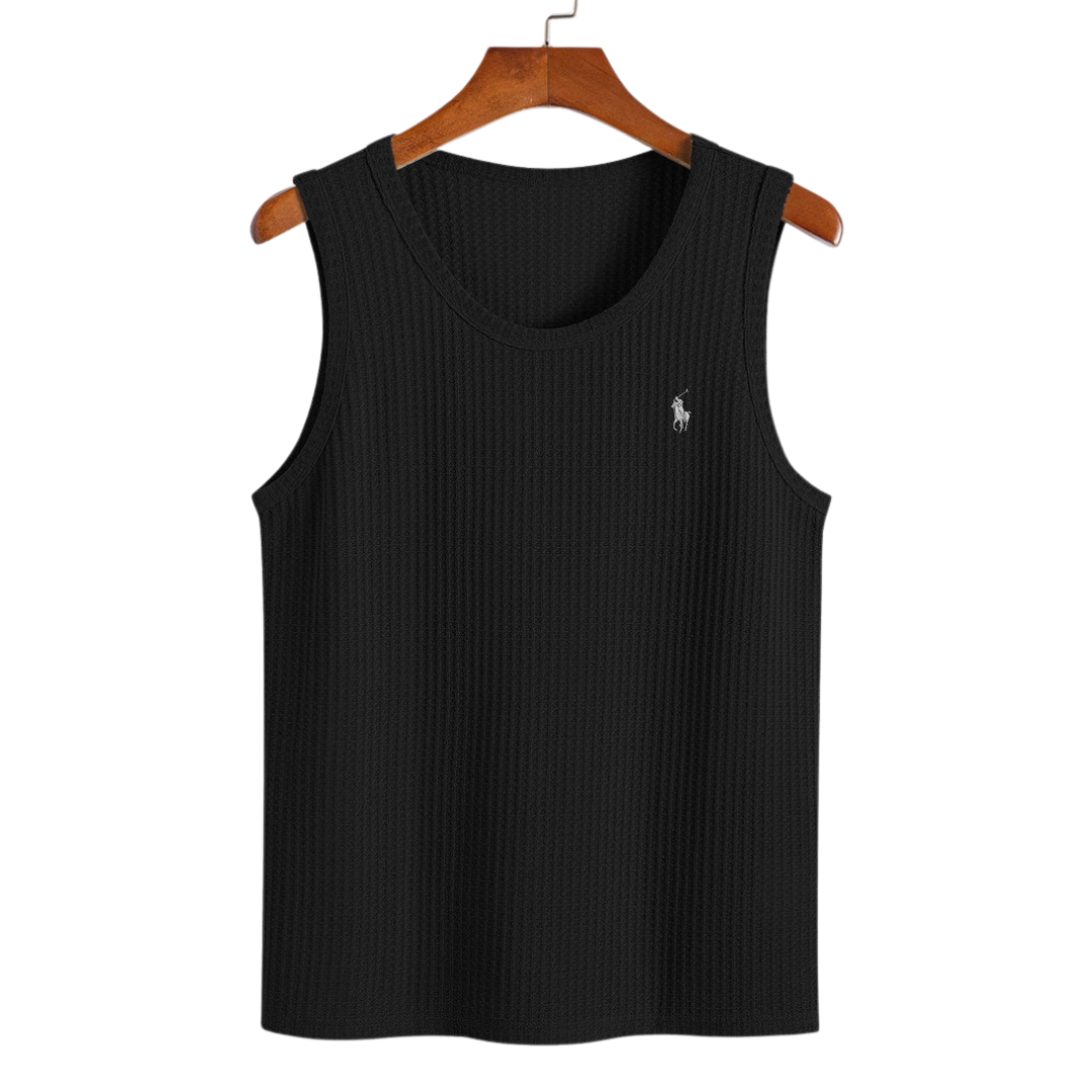 RL Waffle Knit Tank Top