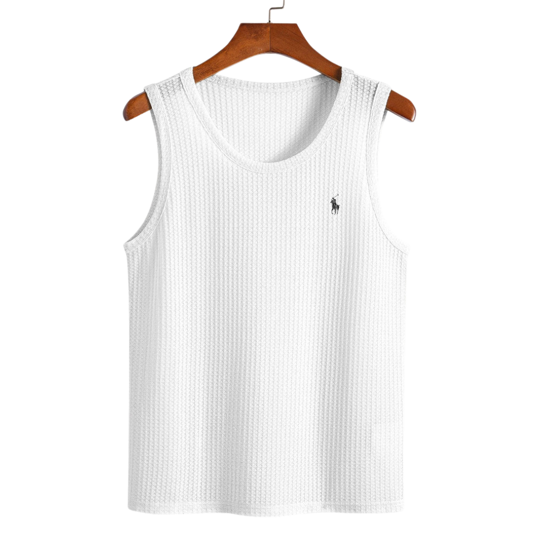 RL Waffle Knit Tank Top