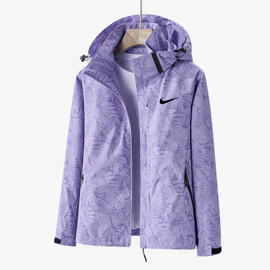 Women's Printed Hooded Jacket