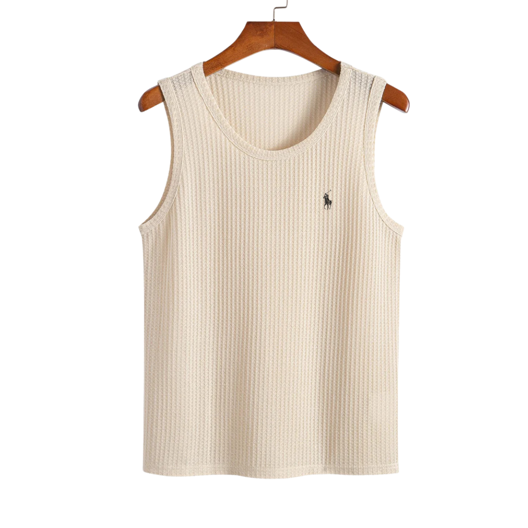 RL Waffle Knit Tank Top