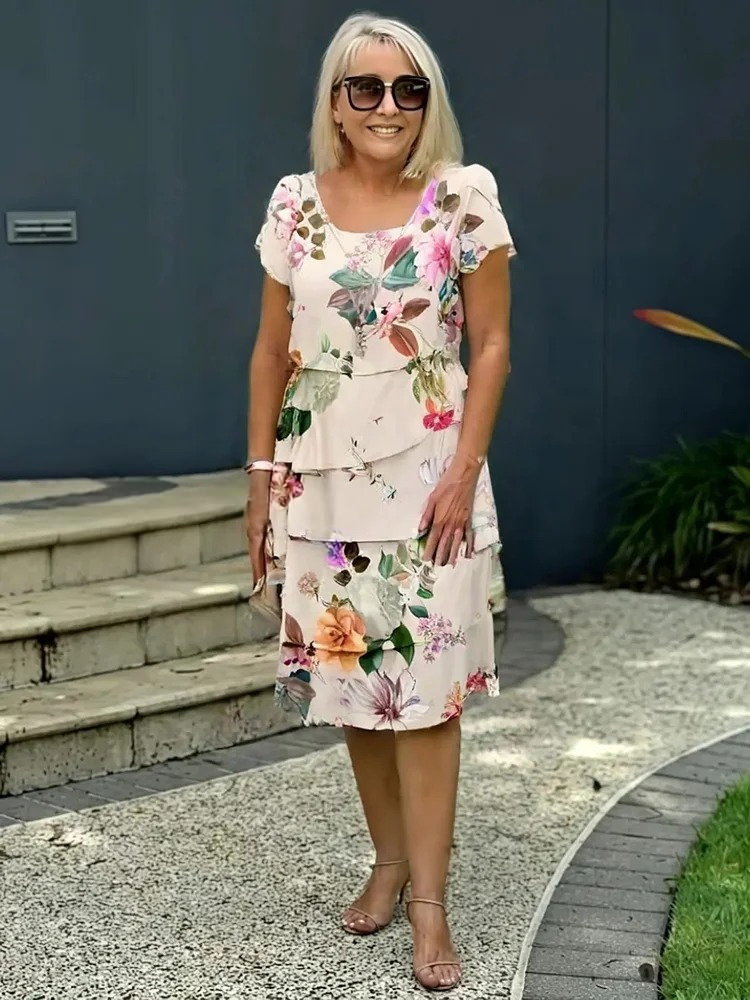 Mallory - Chic Floral Dress