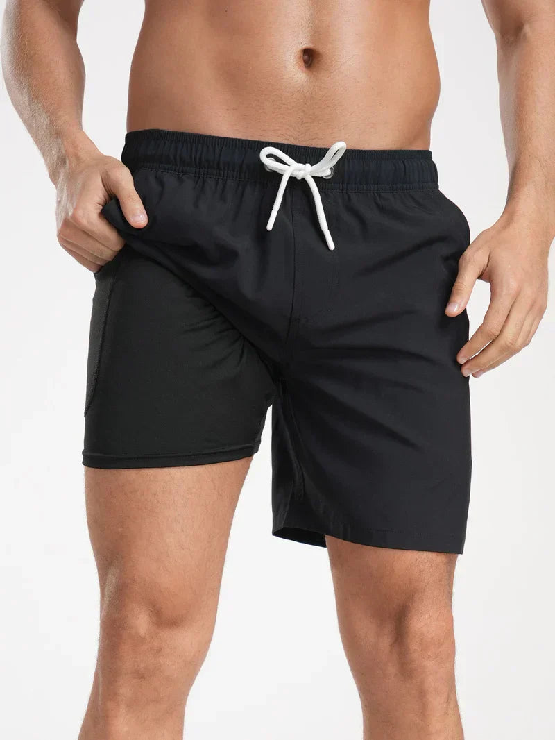 2 in 1 swim shorts