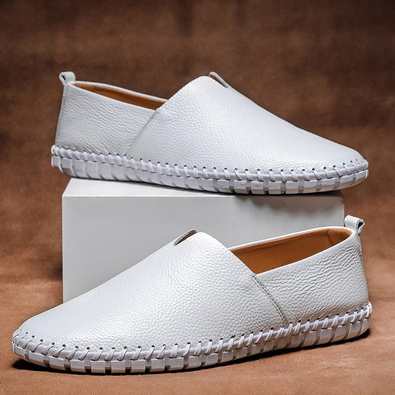 Monaco - Elegant Leather Espadrilles