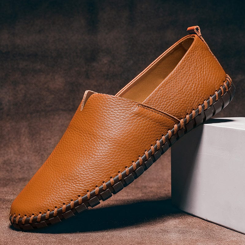 Monaco - Elegant Leather Espadrilles