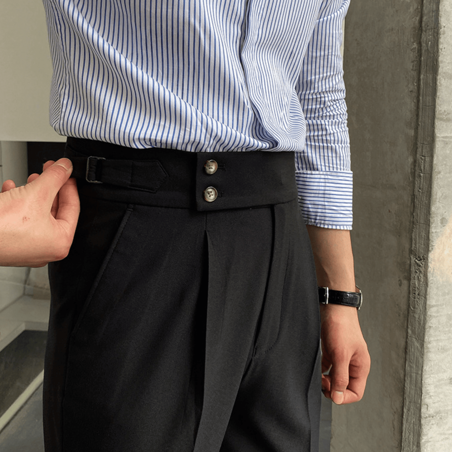 Edward - Elegant High Waisted Pants