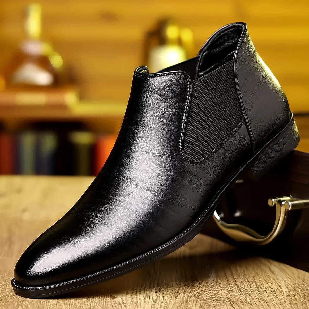 Simon - Elegant Leather Ankle Boots