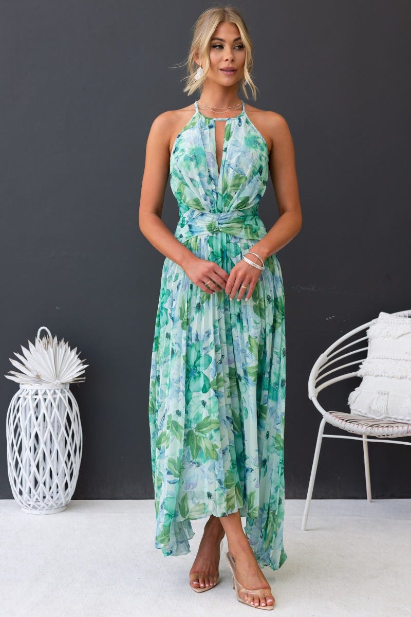 Mavis - Chic Floral Long Dress