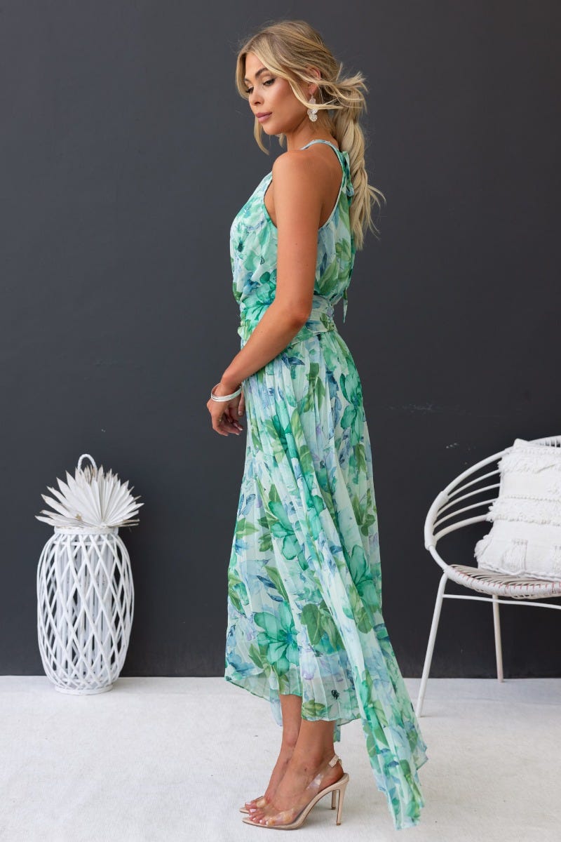 Mavis - Chic Floral Long Dress