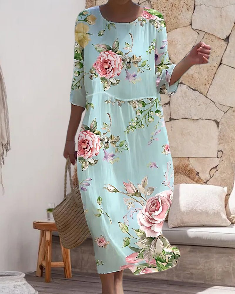 Stella - Elegant Floral Dress