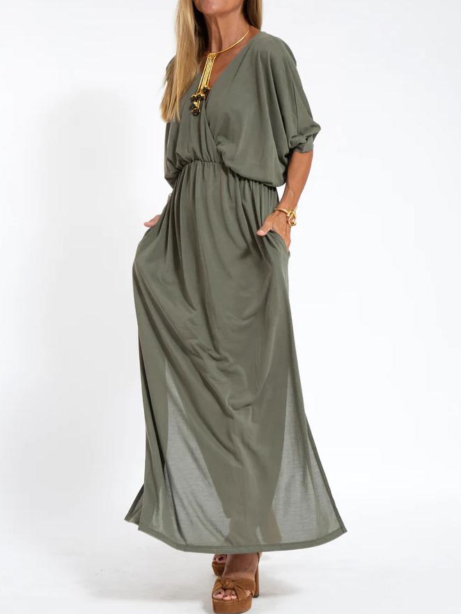 Amélie - Casual V-Neck Dress