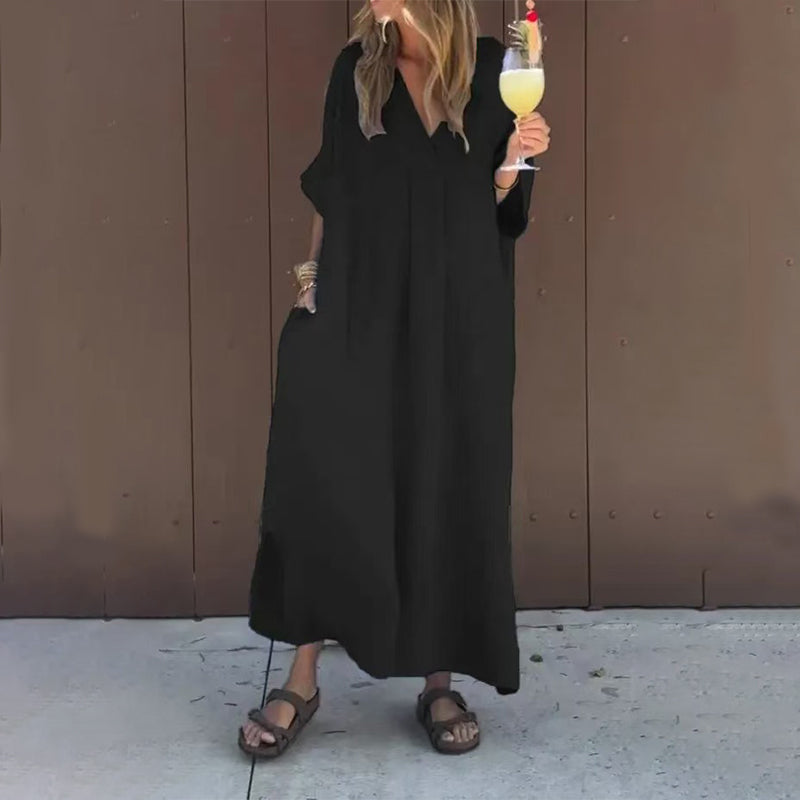 Alessia - Casual V-Neck Dress