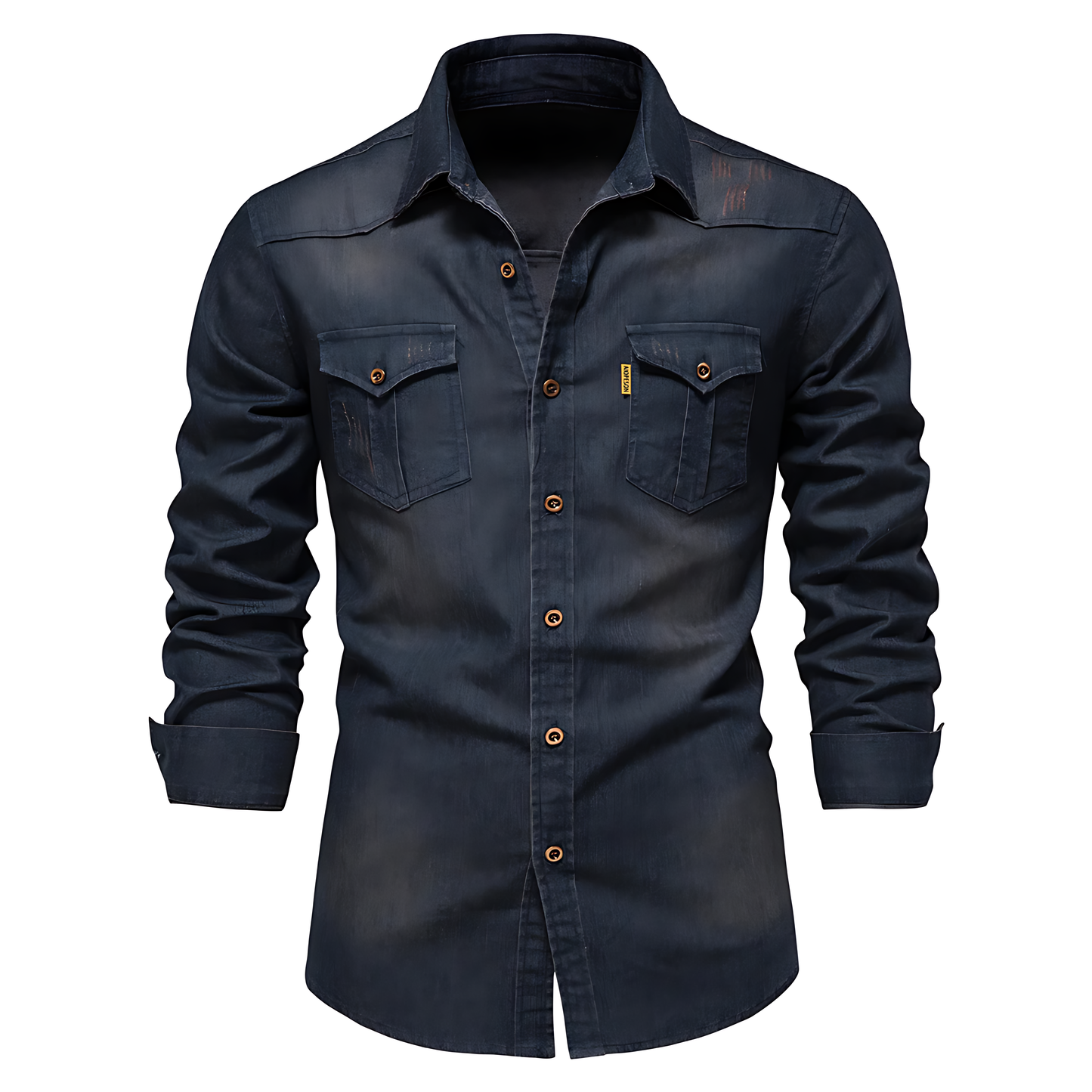 Avantea - Elegant Denim Shirt
