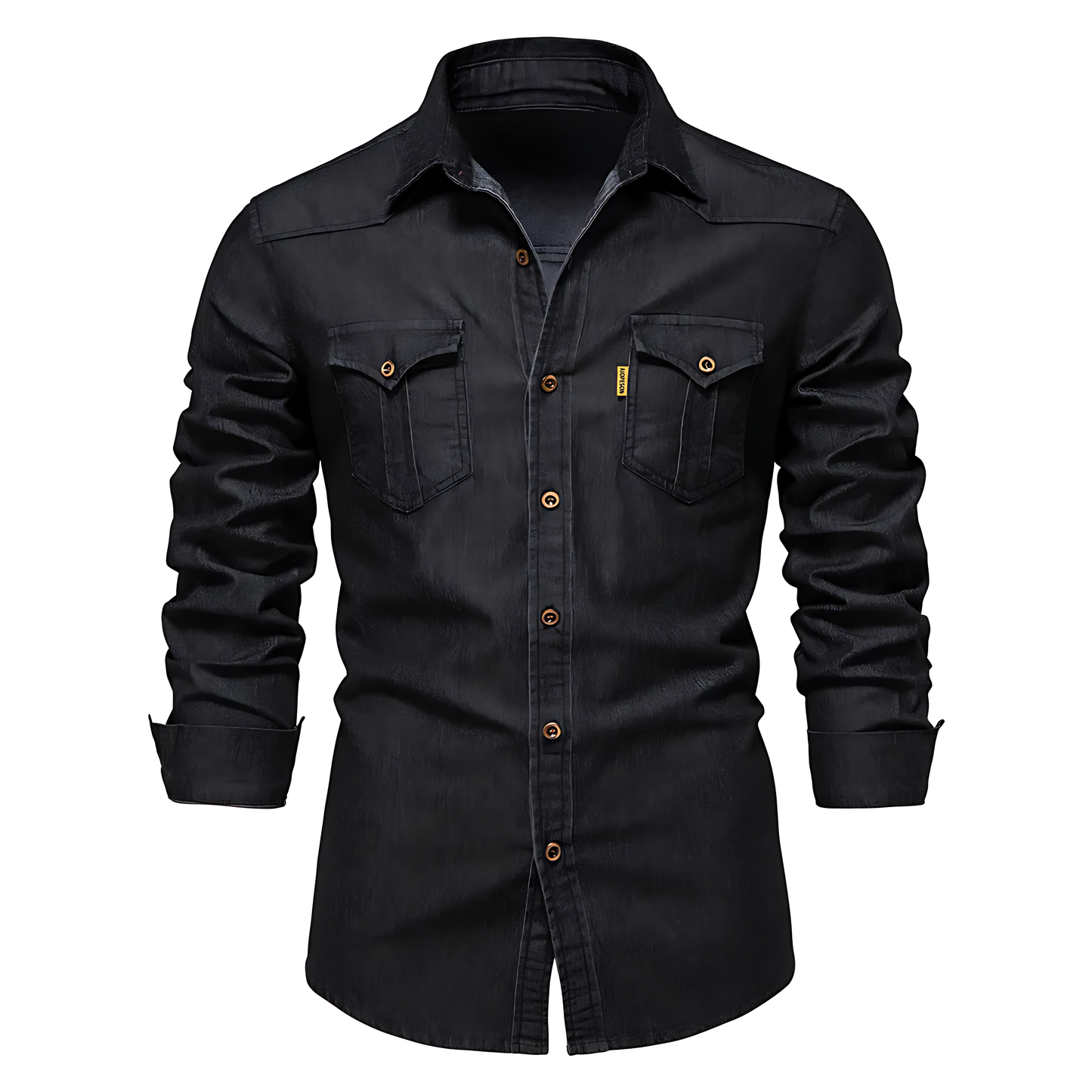 Avantea - Elegant Denim Shirt