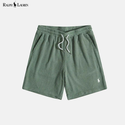 RL Waffle Button-Down Shirt and Shorts