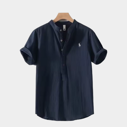RL Men's Short Sleeve Button-Down Shirt