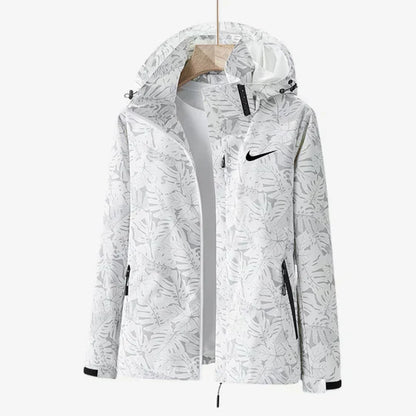 Women's Printed Hooded Jacket