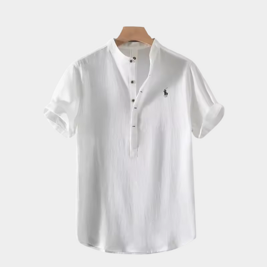 RL Men's Short Sleeve Button-Down Shirt