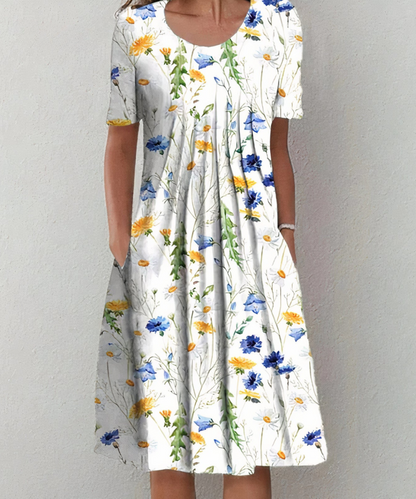 Clementine - Elegant Floral Dress
