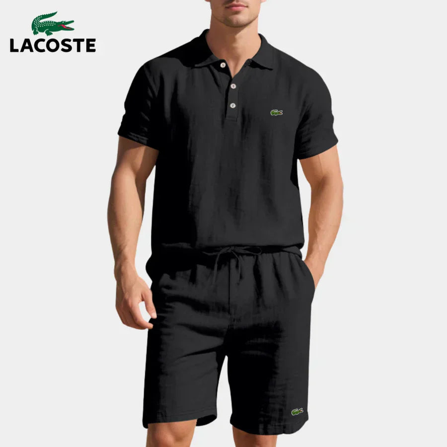 LC Casual Polo and Shorts Set
