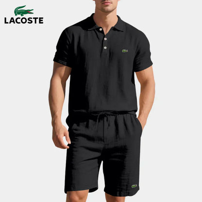 LC Casual Polo and Shorts Set
