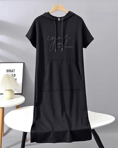 Saskia - Casual Hooded Dress