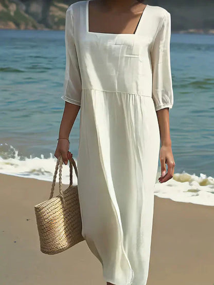 Casual linen dress