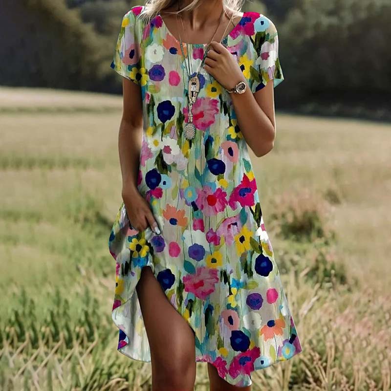 Leah - Summer Floral Dress