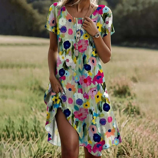 Leah - Summer Floral Dress