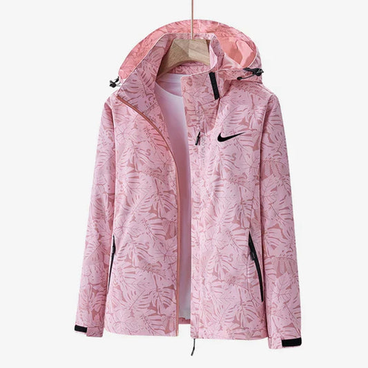 Women's Printed Hooded Jacket