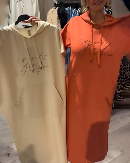 Saskia - Casual Hooded Dress