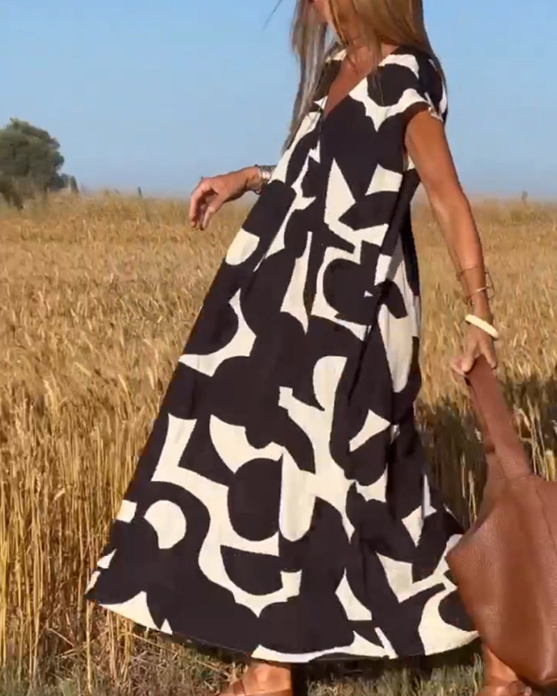 Stephanie - Chic and Flowing Dress