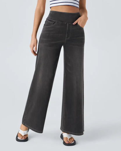 Ainsley - Comfortable Wide Leg Jeans