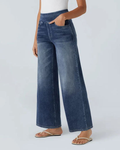 Ainsley - Comfortable Wide Leg Jeans