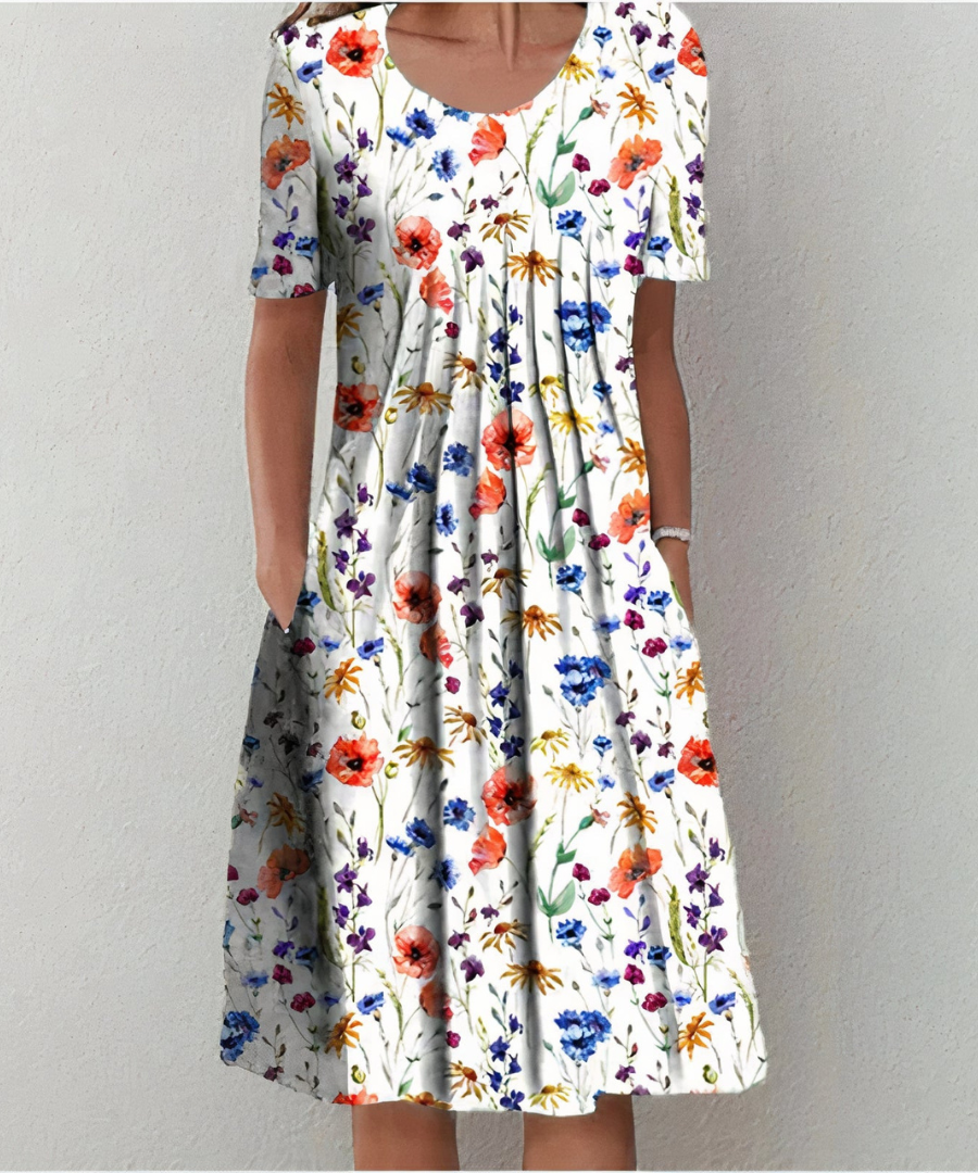Clementine - Elegant Floral Dress
